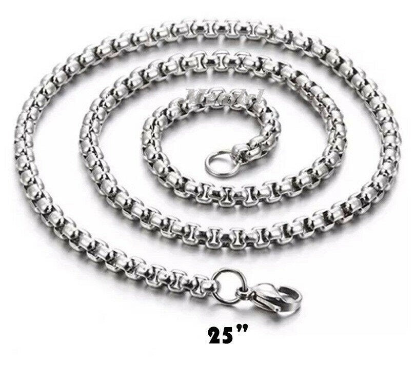 Fish Necklace for Men Stainless Steel