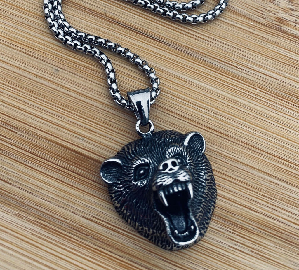 Autumn Bear Pendant - Beth Millner Jewelry